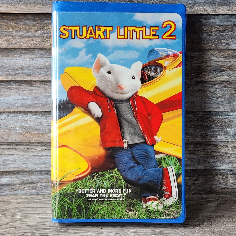 🖤 Stuart Little 2 Vhs Tape Animated Movie Family Night